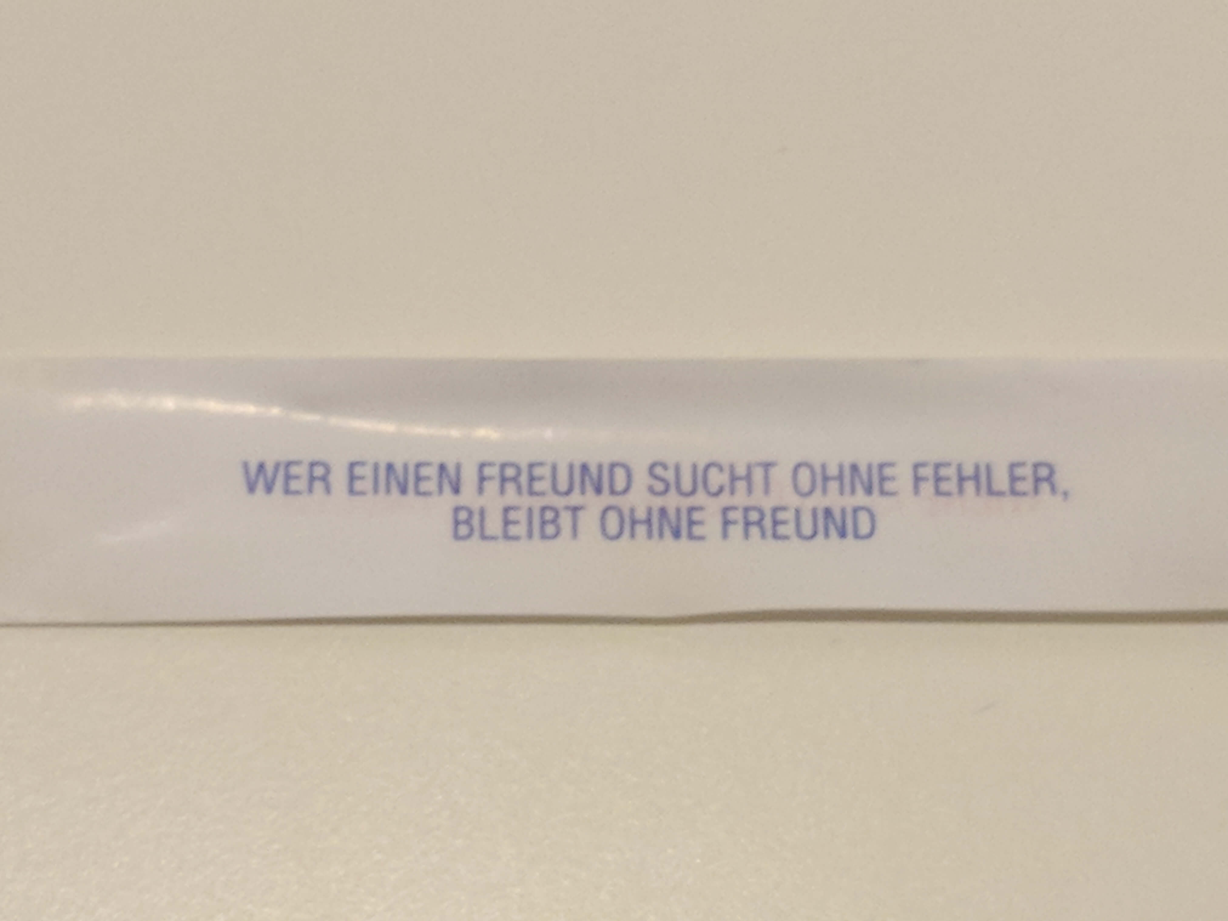 glaube nicht alles was du denkst